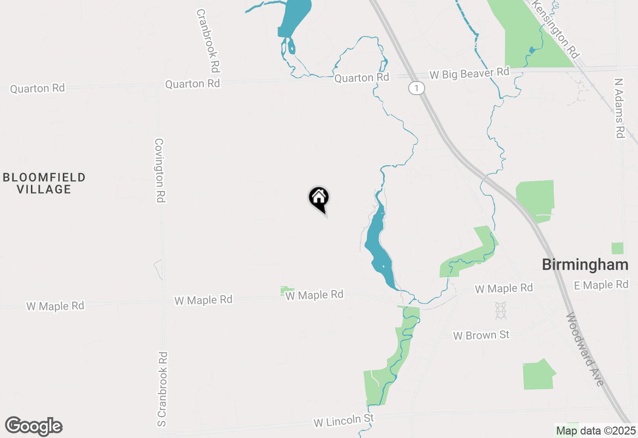 Map of 710 Suffield Avenue, Birmingham, MI 48009