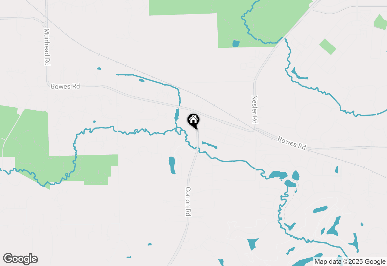 Map of 9N660 Whispering Springs Lane, Elgin, IL 60124