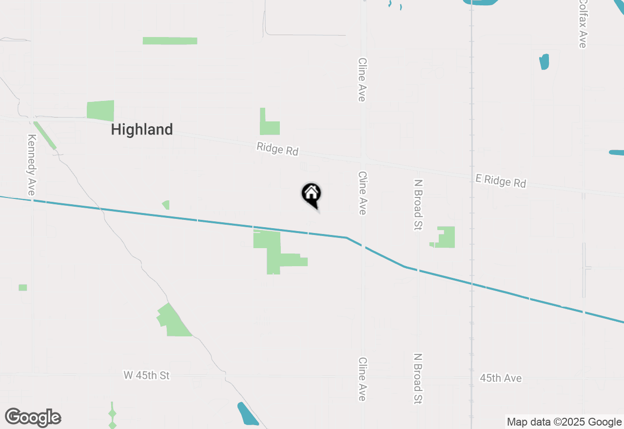 Map of 9107 Kleinman Road, Highland, IN 46322