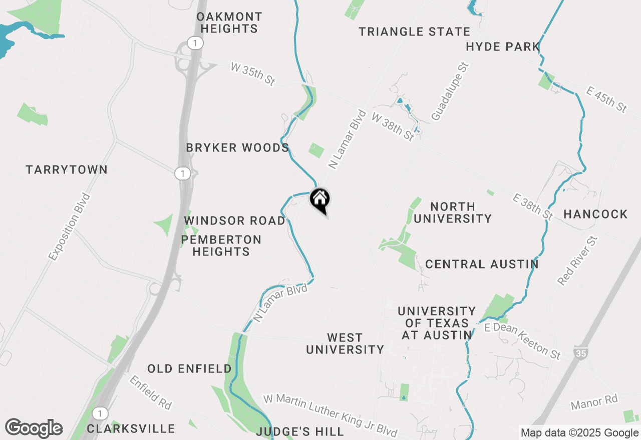 Map of 911 W 29th St, Austin, TX 78705