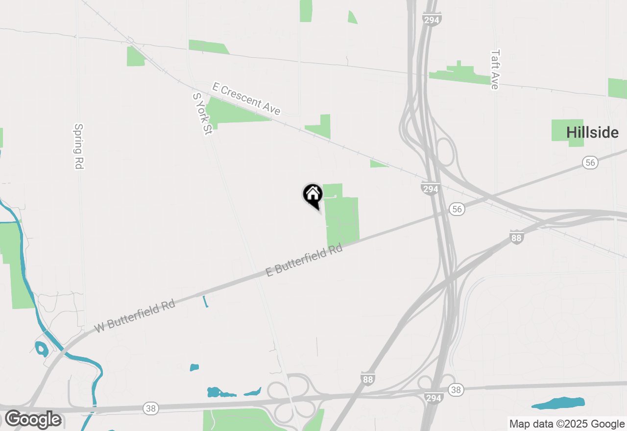 Map of 844 S Linden Avenue, Elmhurst, IL 60126