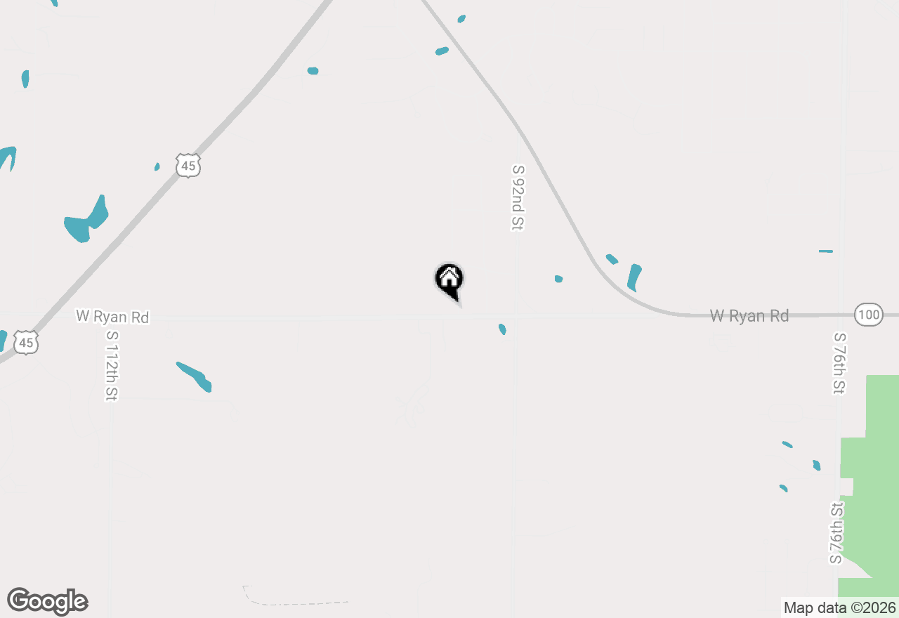 Map of 9485 S 96th St, Franklin, WI 53132