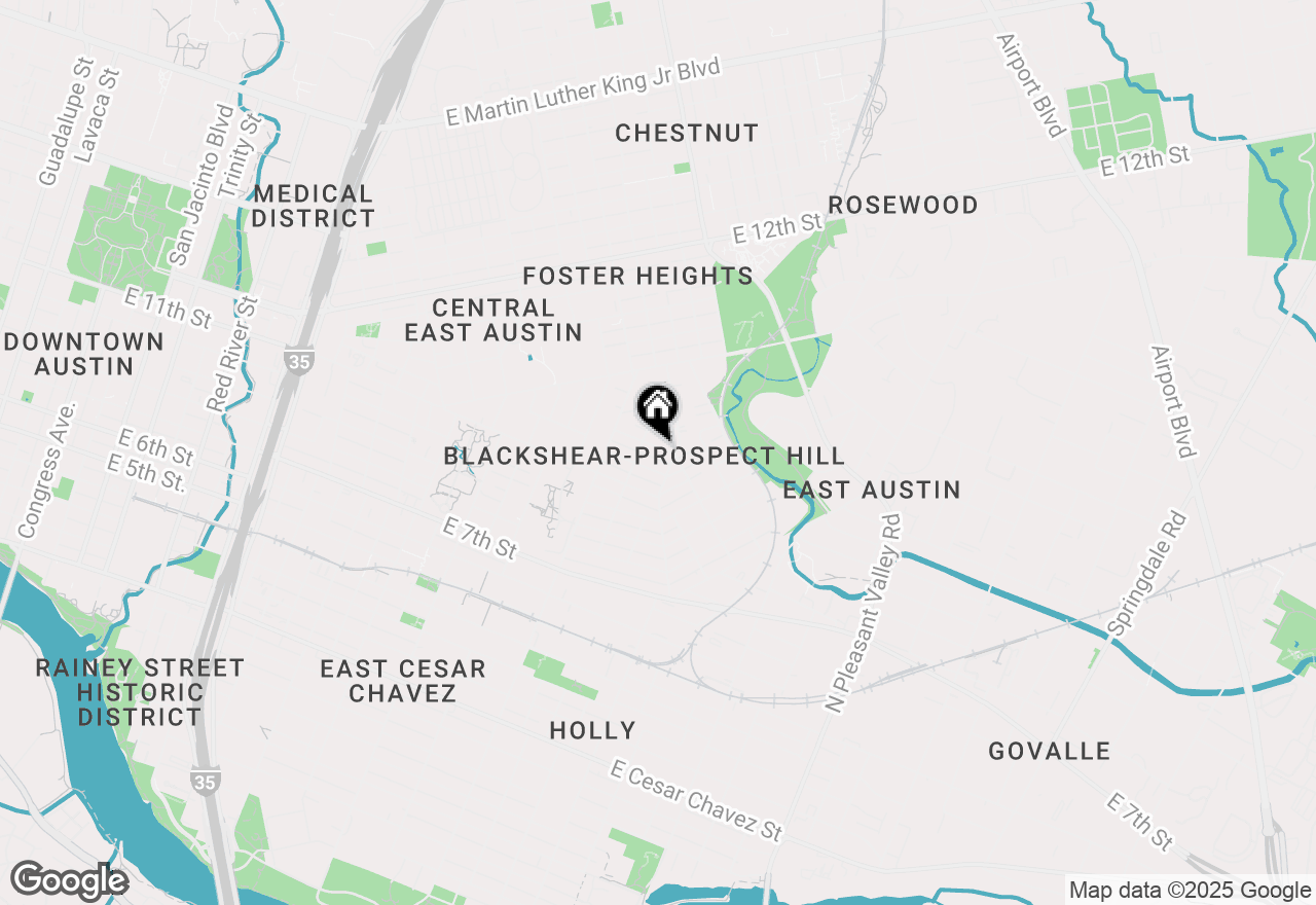 Map of 2009 Hamilton Ave, Austin, TX 78702