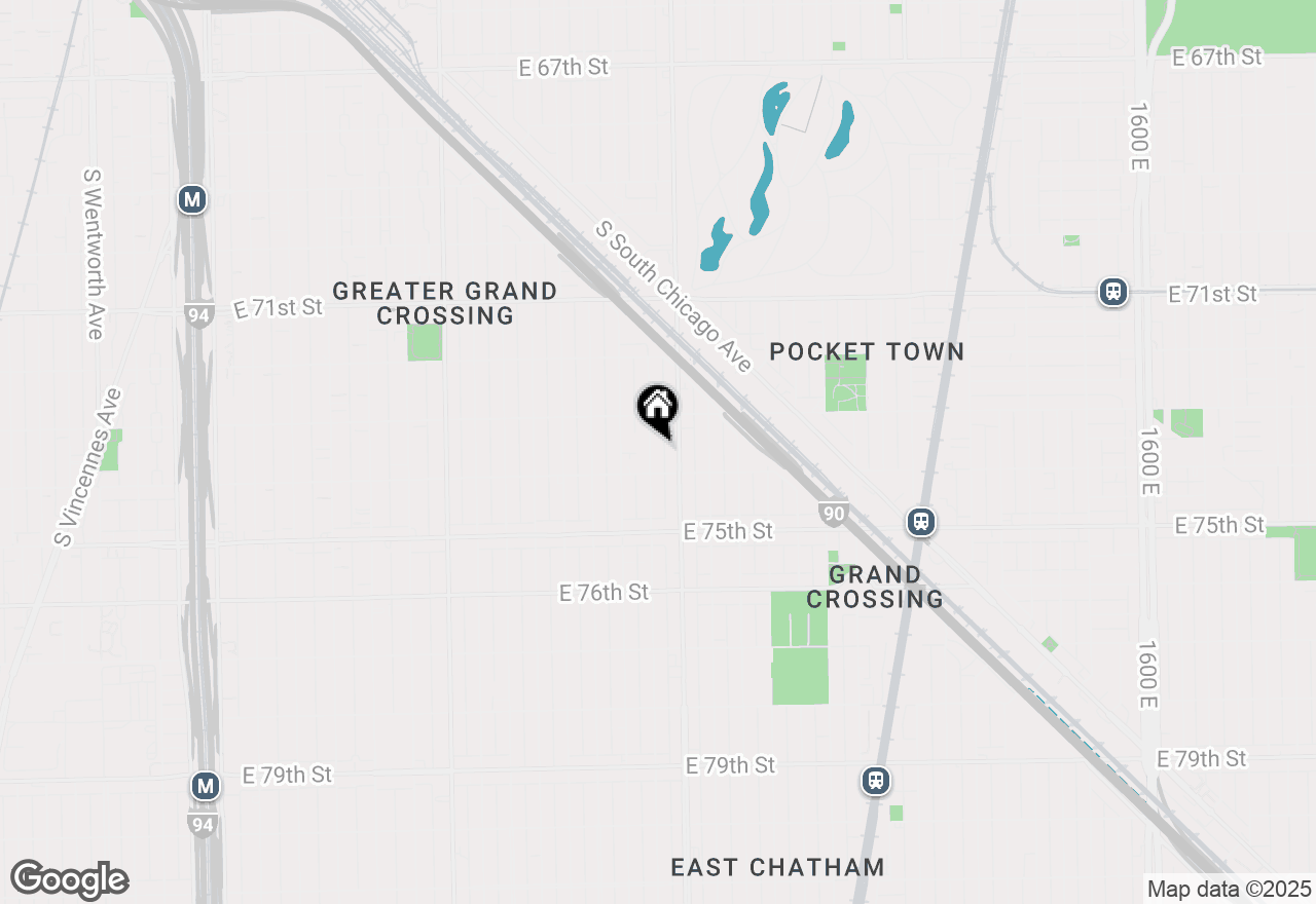 Map of 7339 S Evans Avenue, Chicago, IL 60619