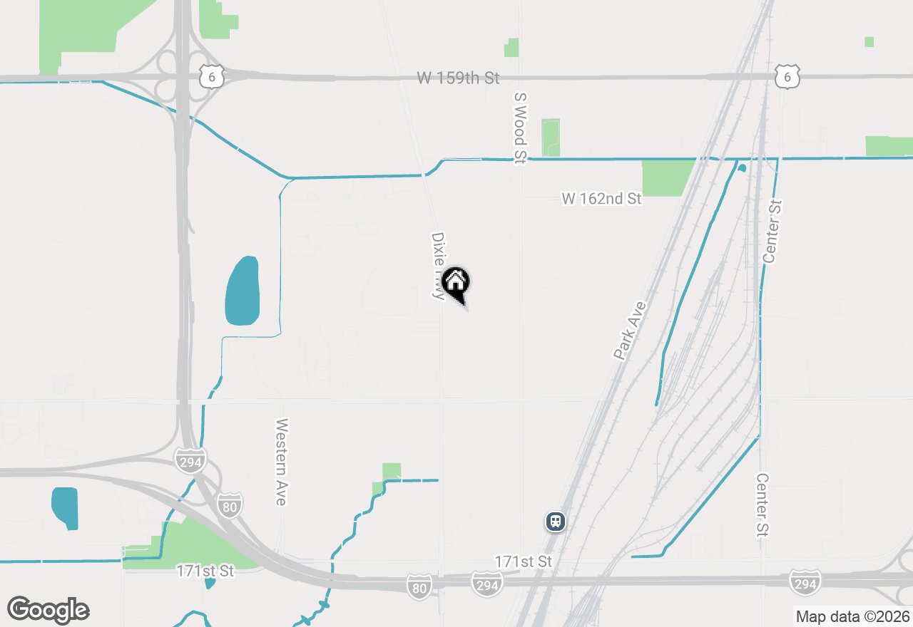 Map of 16454 Winchester Avenue, Markham, IL 60428