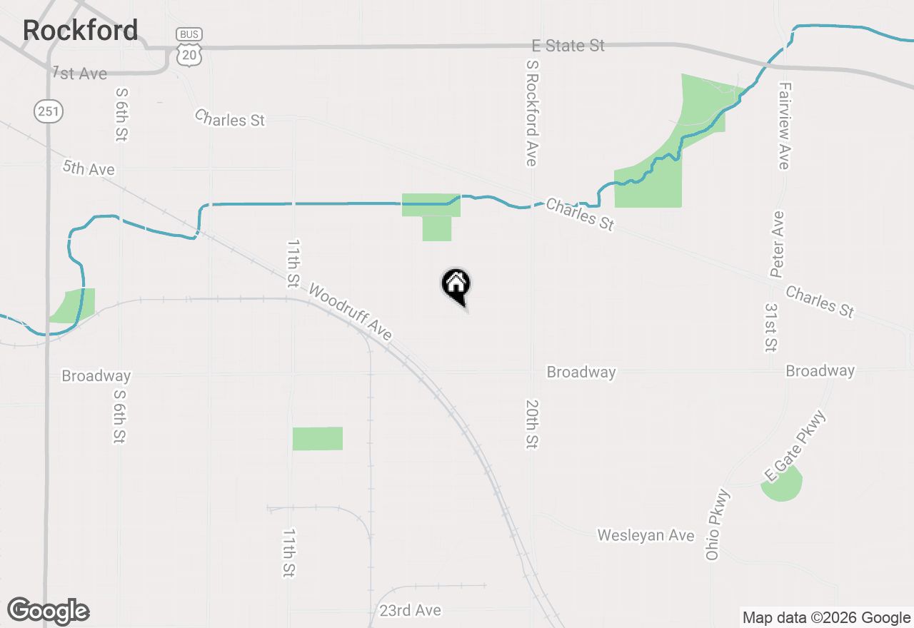 Map of 1211 18th Street, Rockford, IL 61104