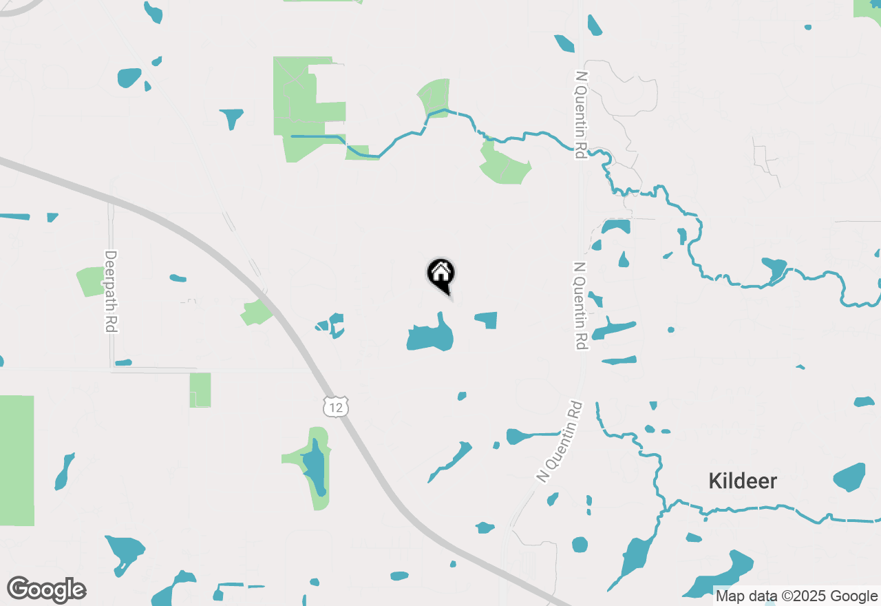 Map of 22199 W Thornridge Drive, Kildeer, IL 60047