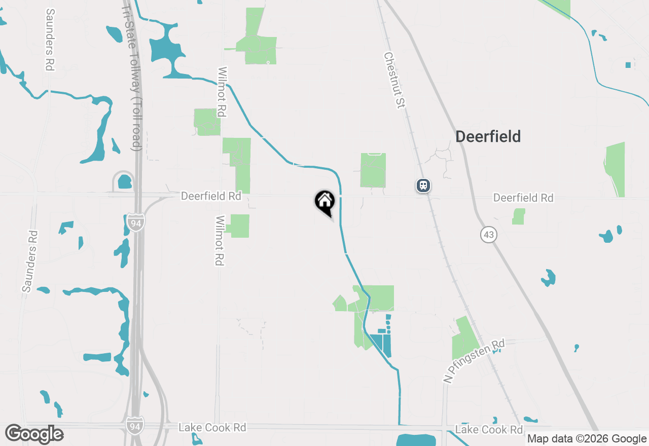 Map of 706 Deerpath Drive, Deerfield, IL 60015