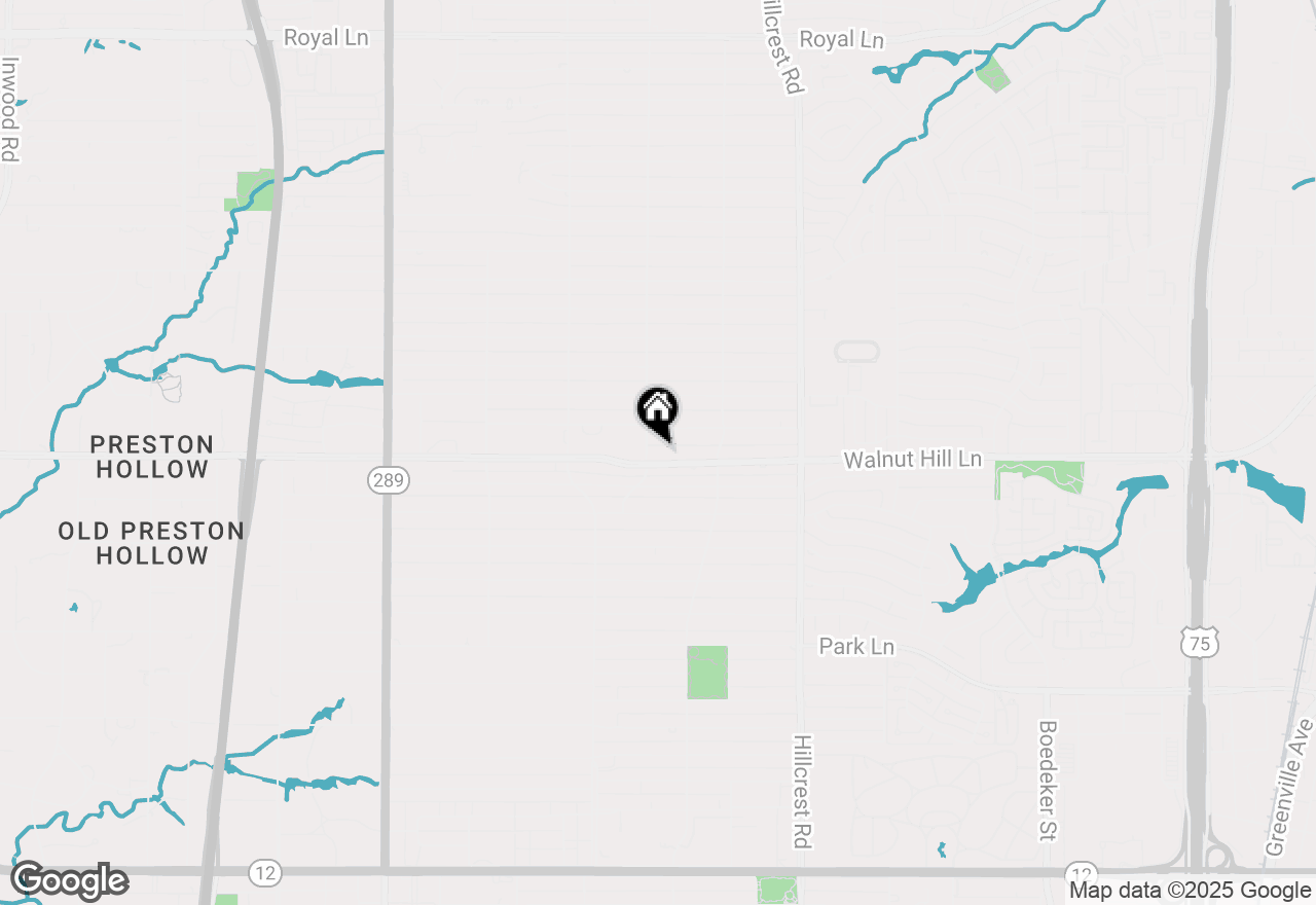 Map of 6511 Walnut Hill Lane, Dallas, TX 75230