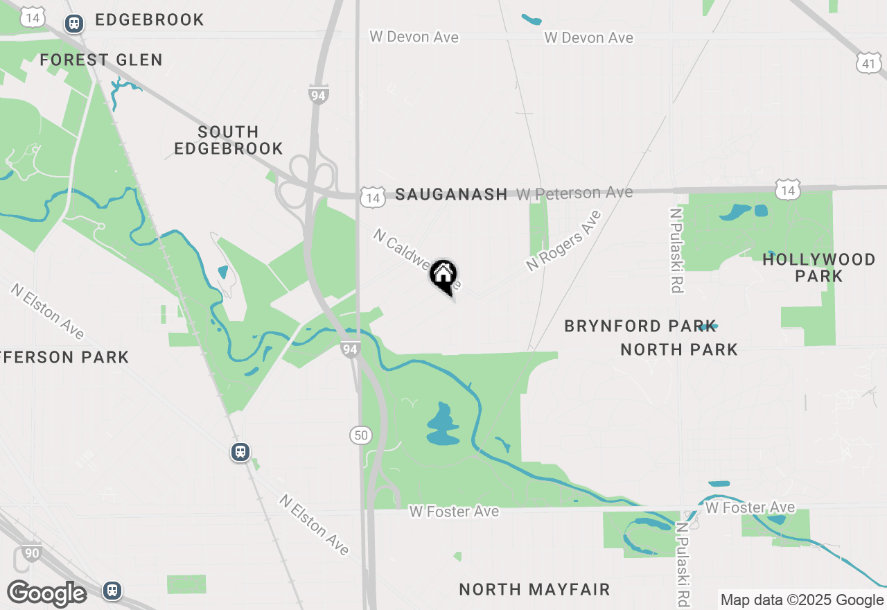 Map of 5729 N Kerbs Avenue, Chicago, IL 60646