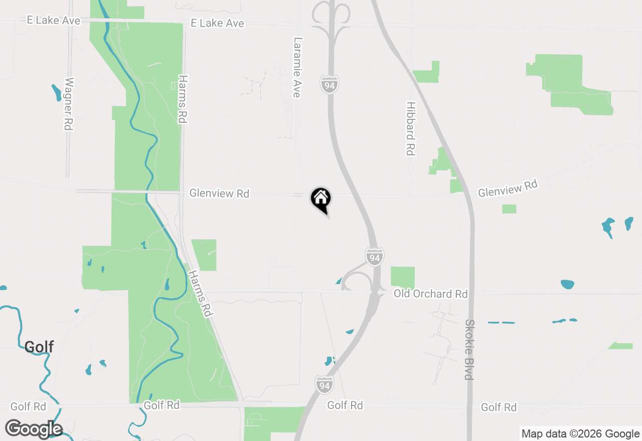 Map of 704 Long Road, Glenview, IL 60025