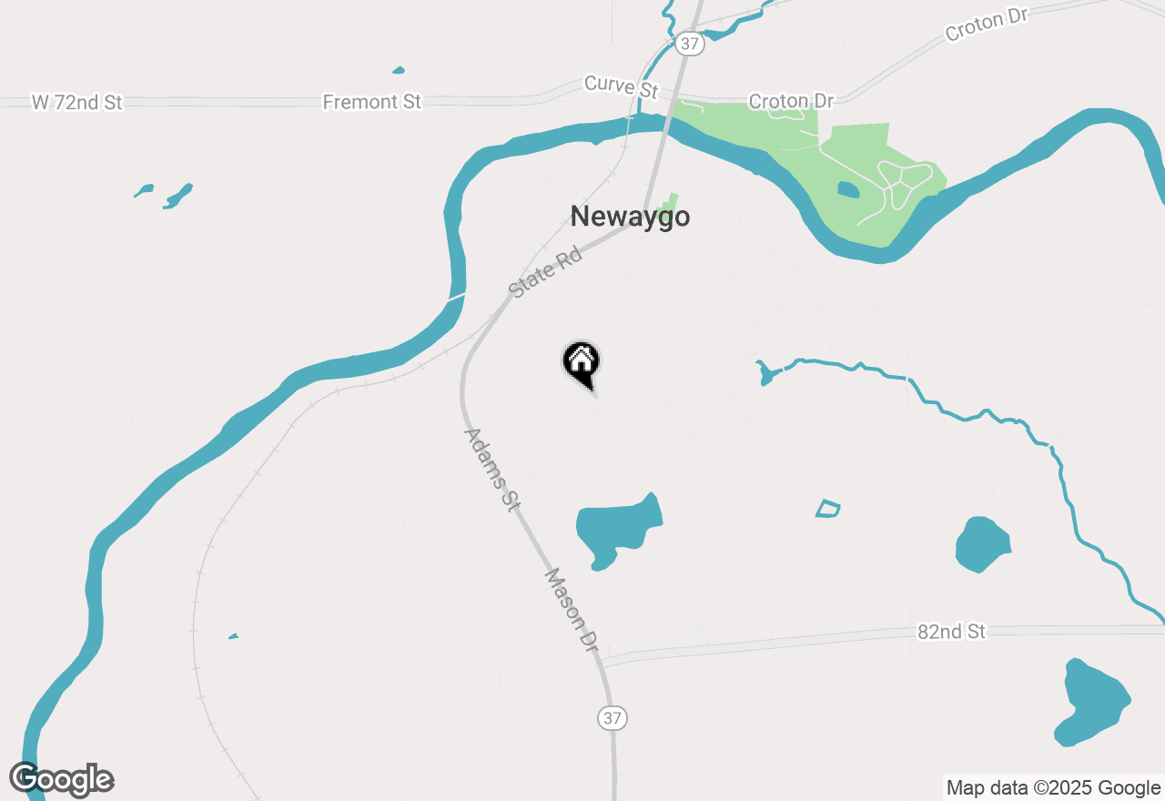 Map of 248 W Jefferson Street, Newaygo, MI 49337