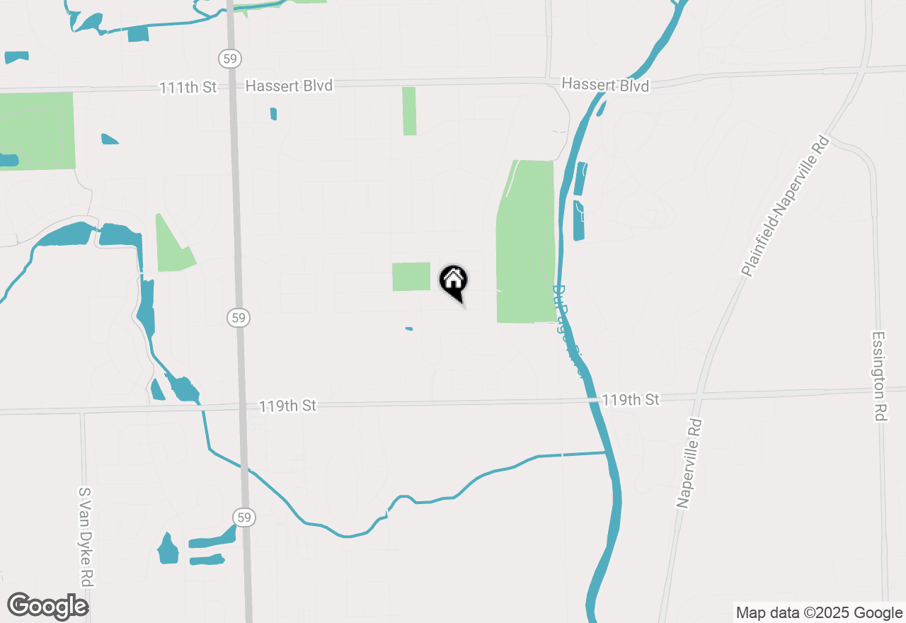 Map of 5739 Rosinweed Lane, Naperville, IL 60564