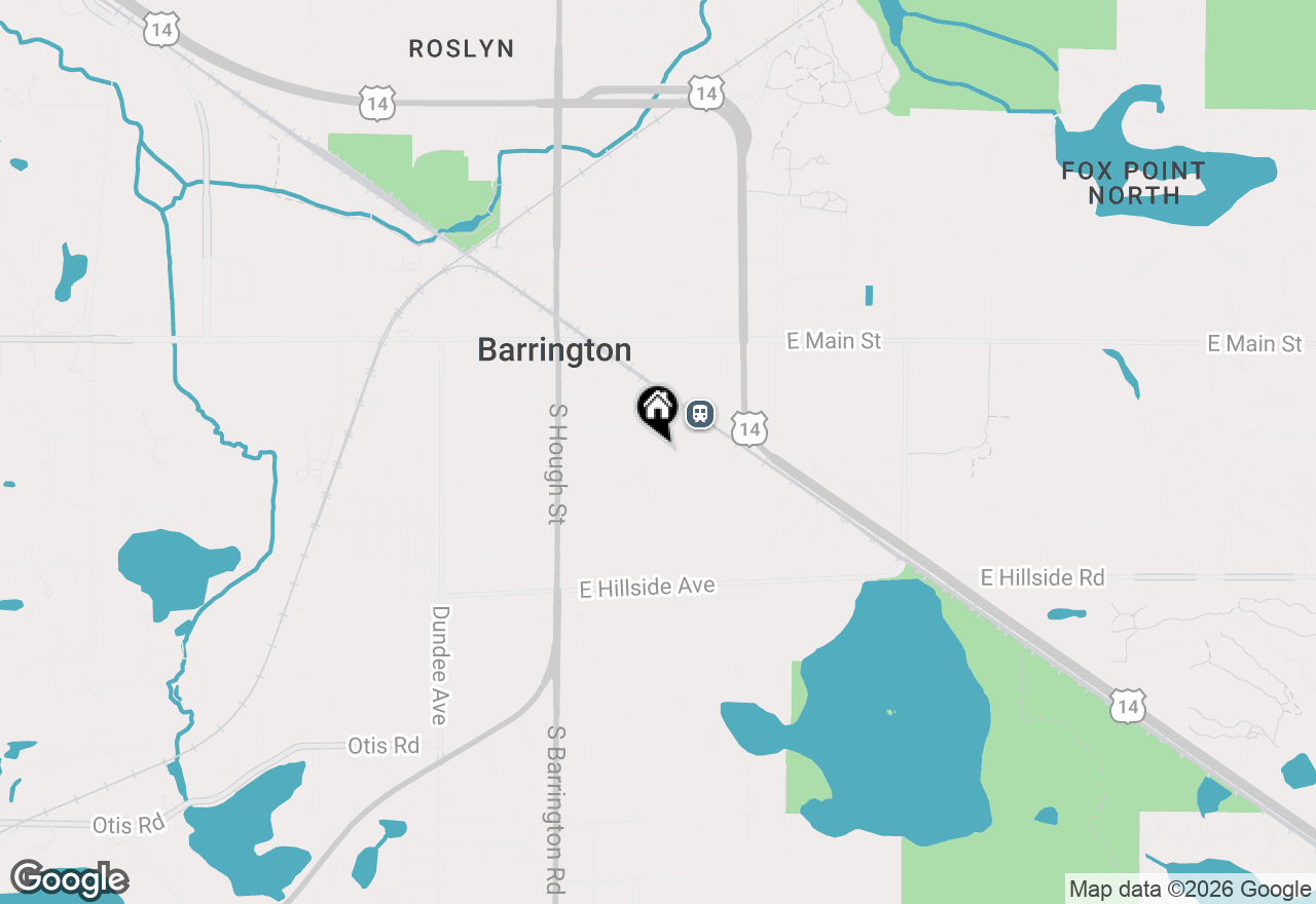 Map of 336 E Russell Street #2, Barrington, IL 60010