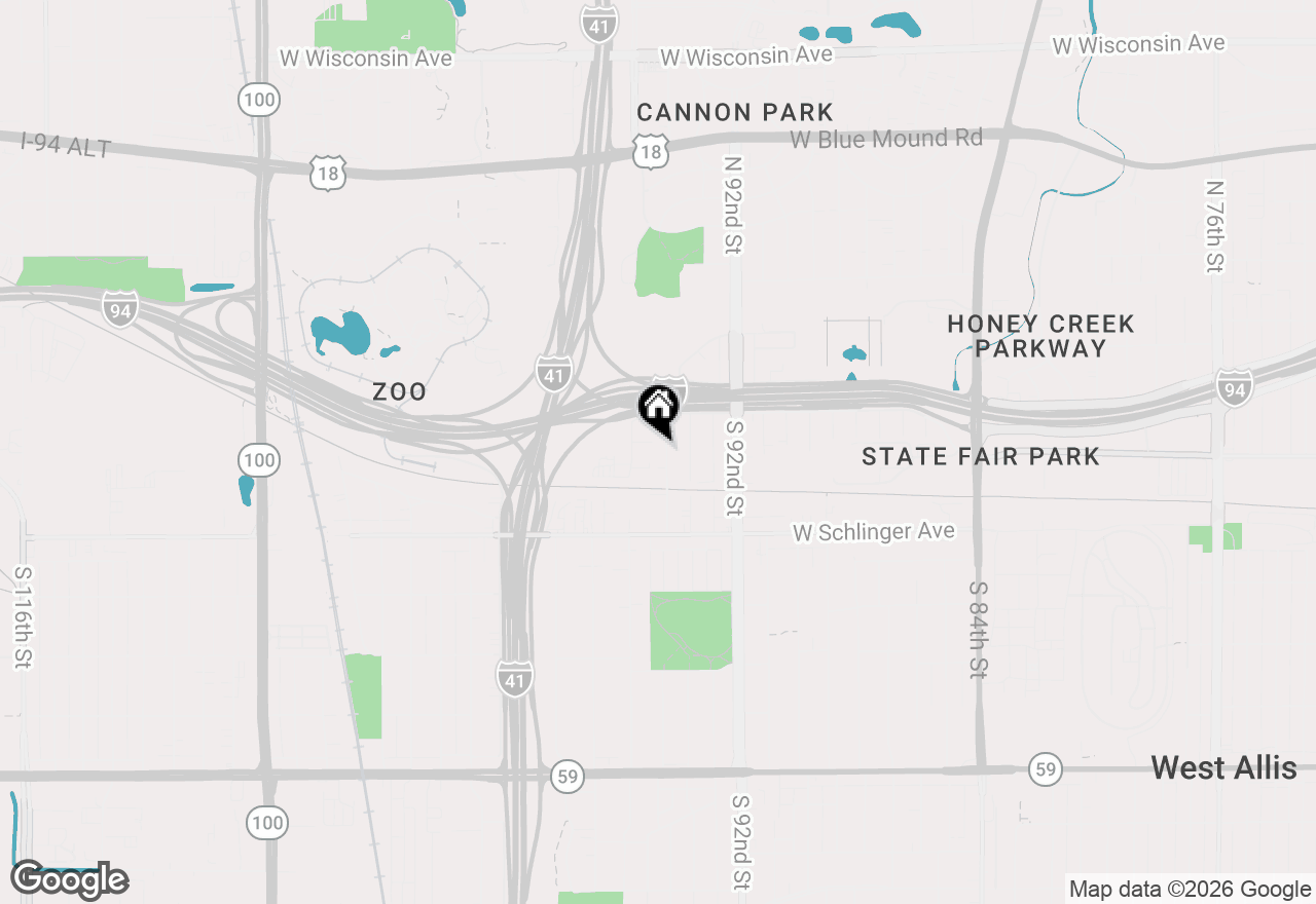 Map of 515 S 94th Pl, Milwaukee, WI 53214