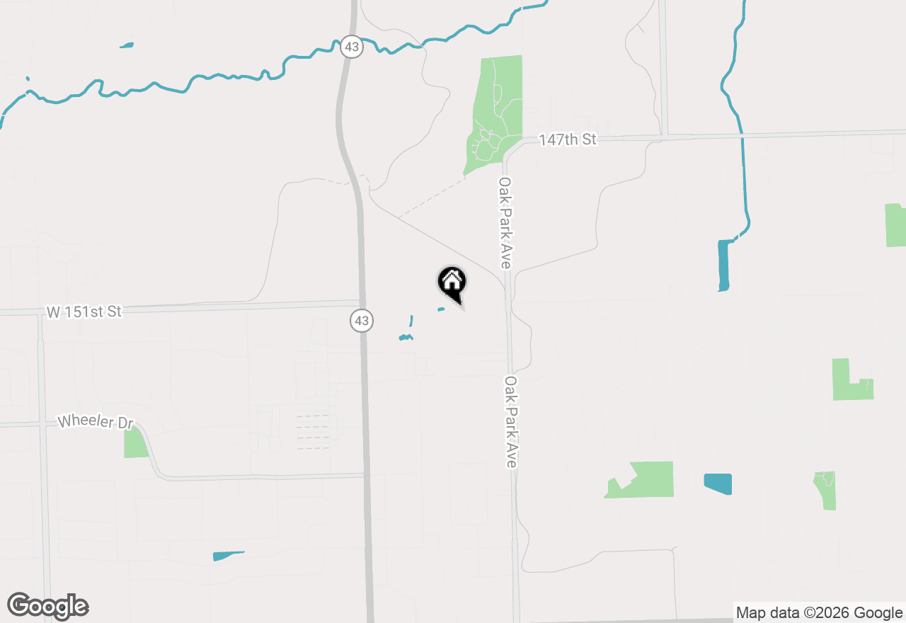 Map of 6870 W Winding Trail #302, Oak Forest, IL 60452