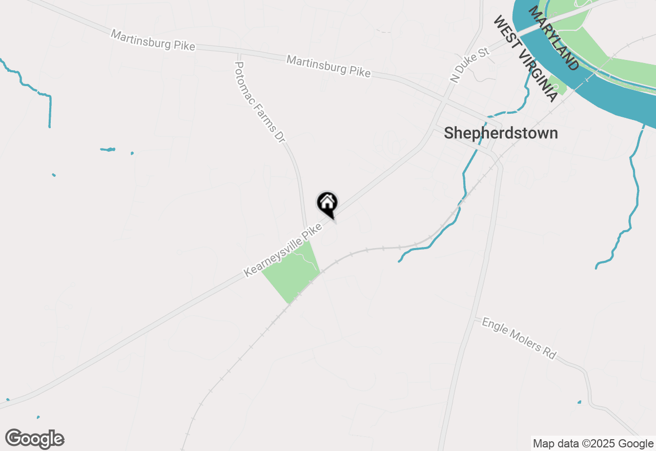 Map of 117 Open Gate Lane, Shepherdstown, WV 25443