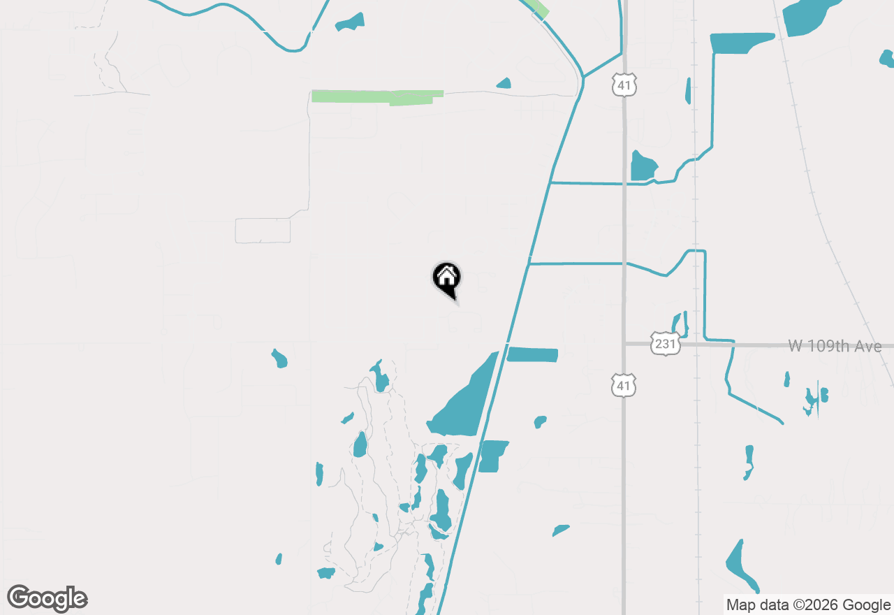 Map of 11988 W 108th Place, St. John, IN 46373