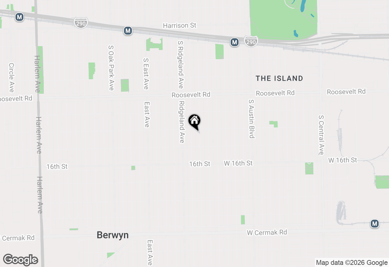 Map of 1409 Cuyler Avenue, Berwyn, IL 60402