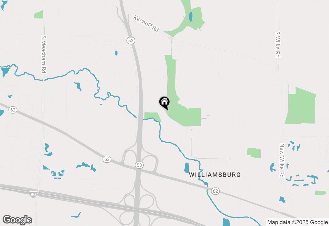 Map of 3908 Owl Drive, Rolling Meadows, IL 60008