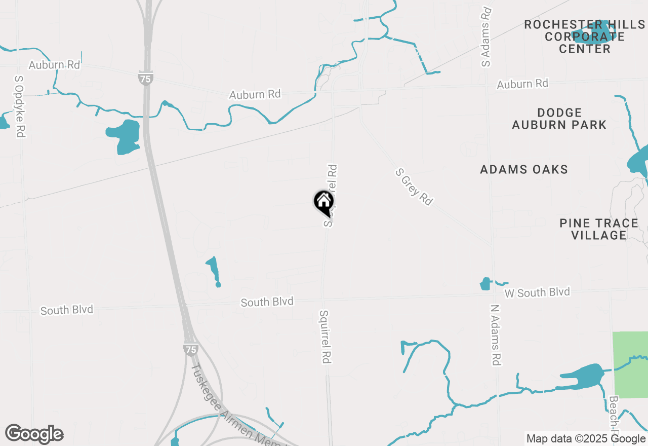 Map of 694 S Squirrel Road, Auburn Hills, MI 48326