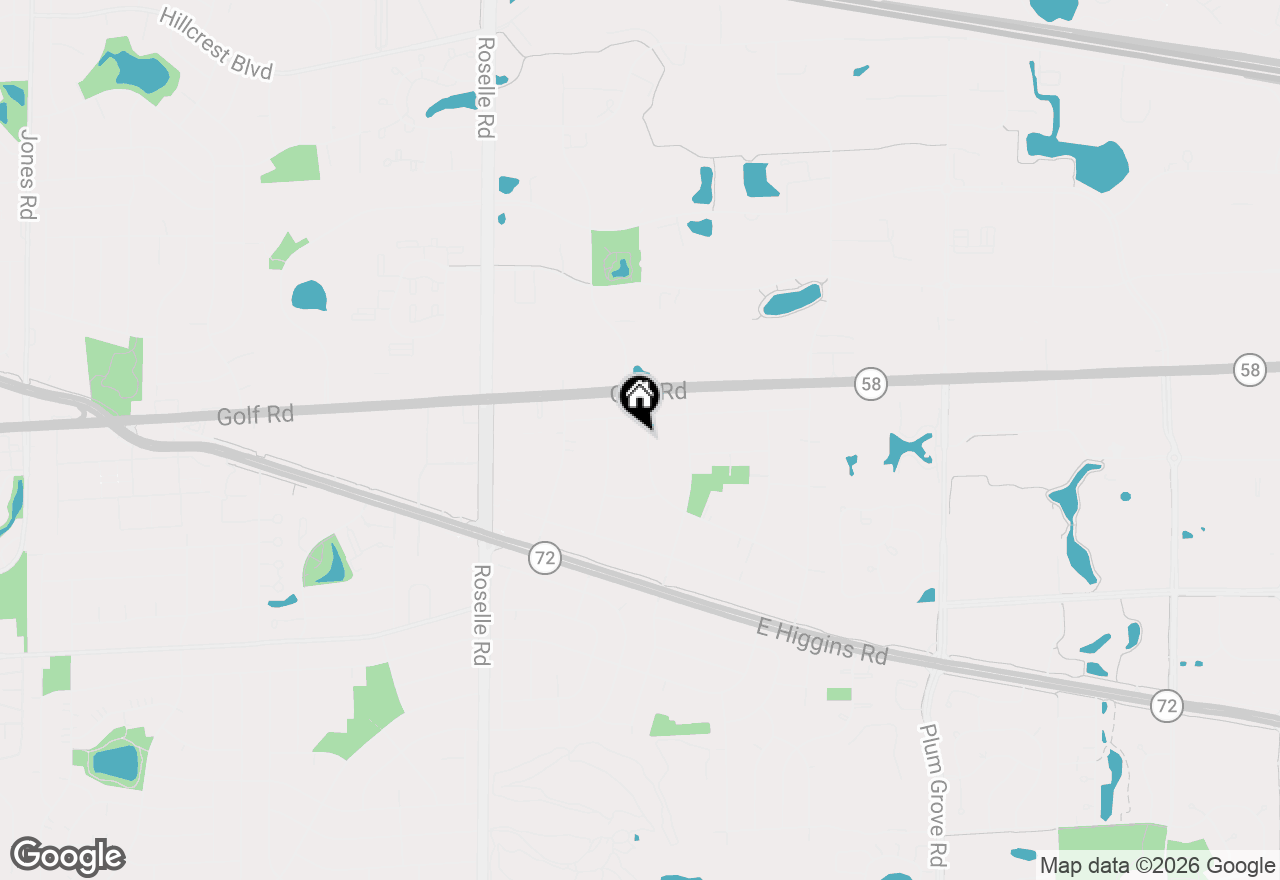 Map of 1120 N Bluebonnet Lane, Hoffman Estates, IL 60169