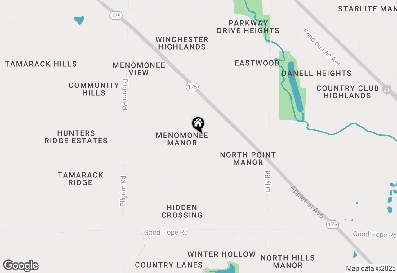 Map of W147N7725 Northpoint Dr, Menomonee Falls, WI 53051