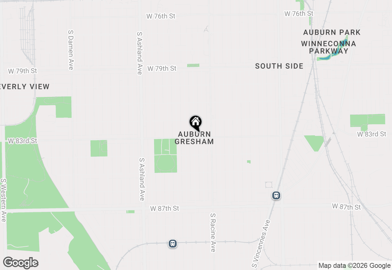 Map of 8253 S Throop Street, Chicago, IL 60620