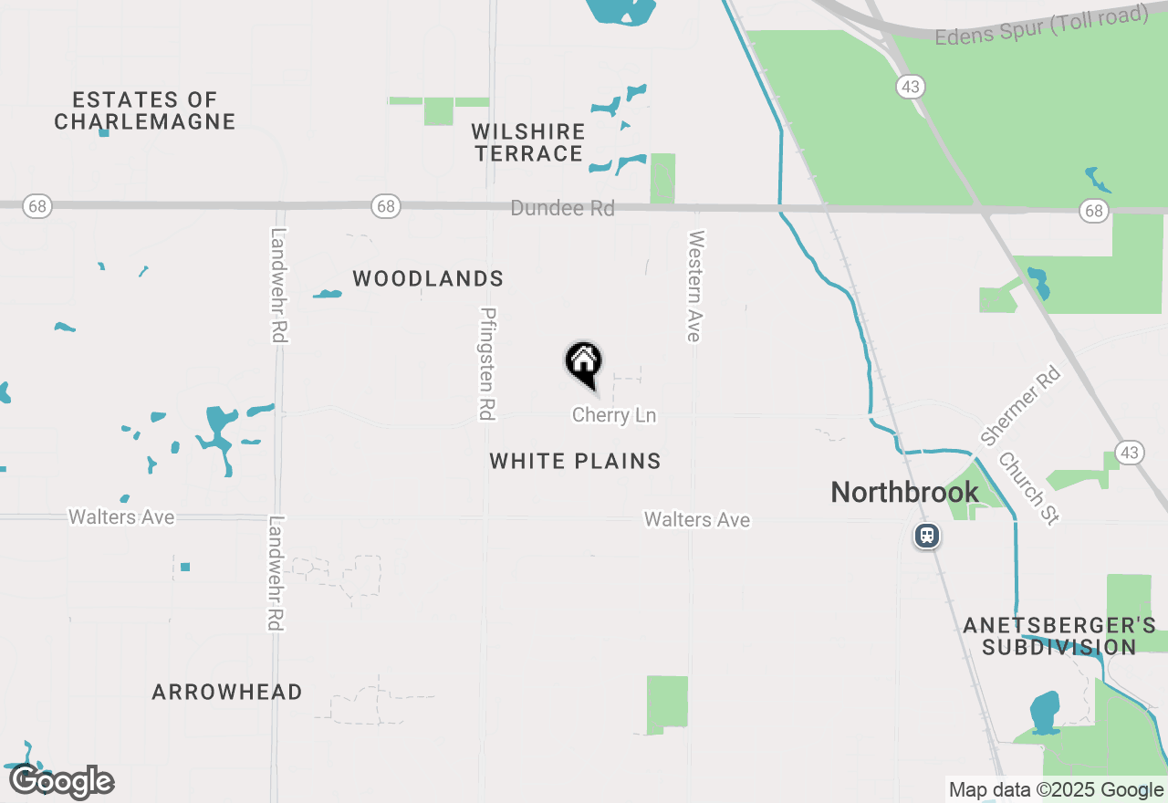 Map of 1135 Crestwood Drive, Northbrook, IL 60062