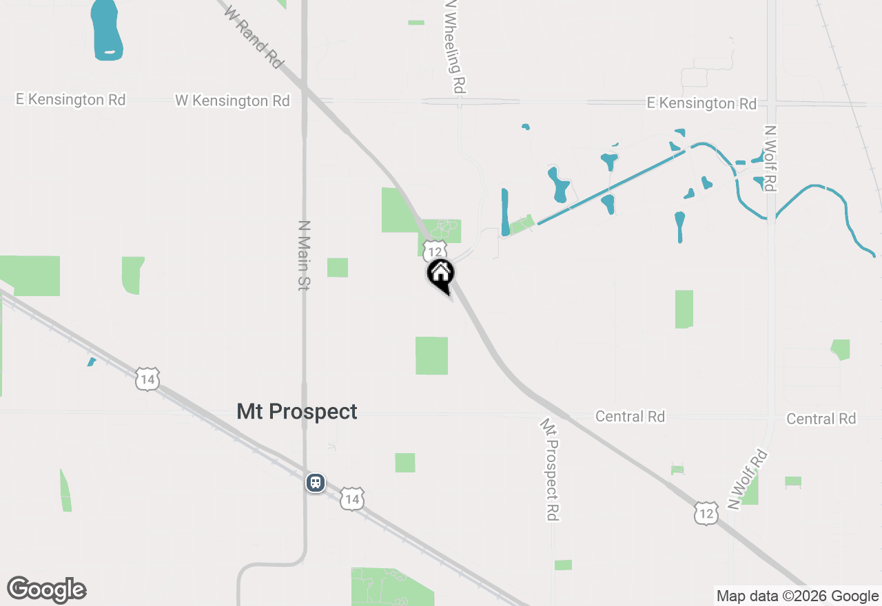 Map of 219 N William Street, Mount Prospect, IL 60056