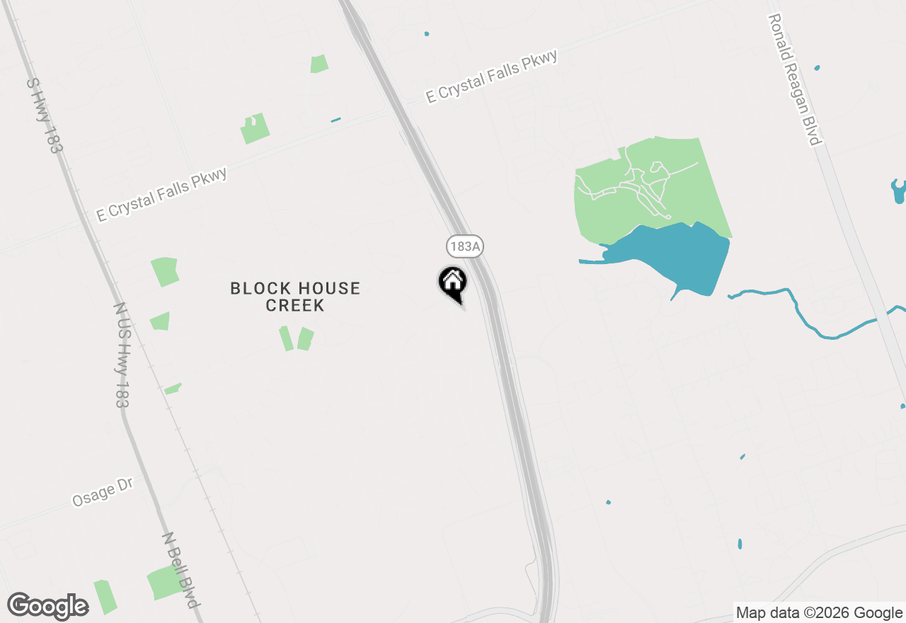 Map of 1500 Catalina Dr, Leander, TX 78641