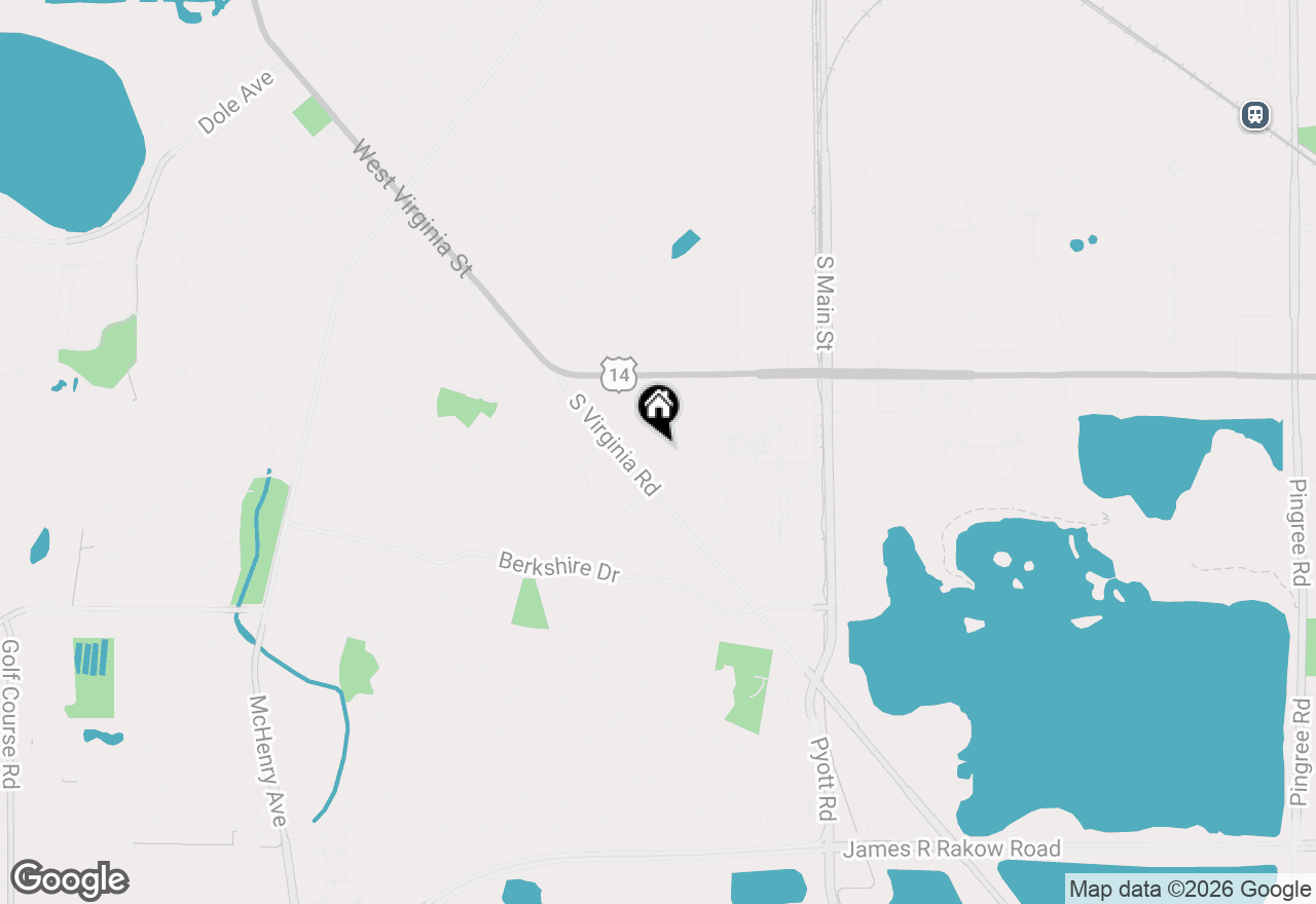 Map of 633 Virginia Road #115, Crystal Lake, IL 60014