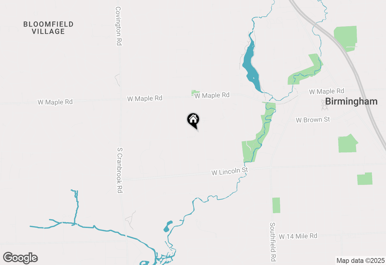 Map of 554 Merritt Lane, Birmingham, MI 48009