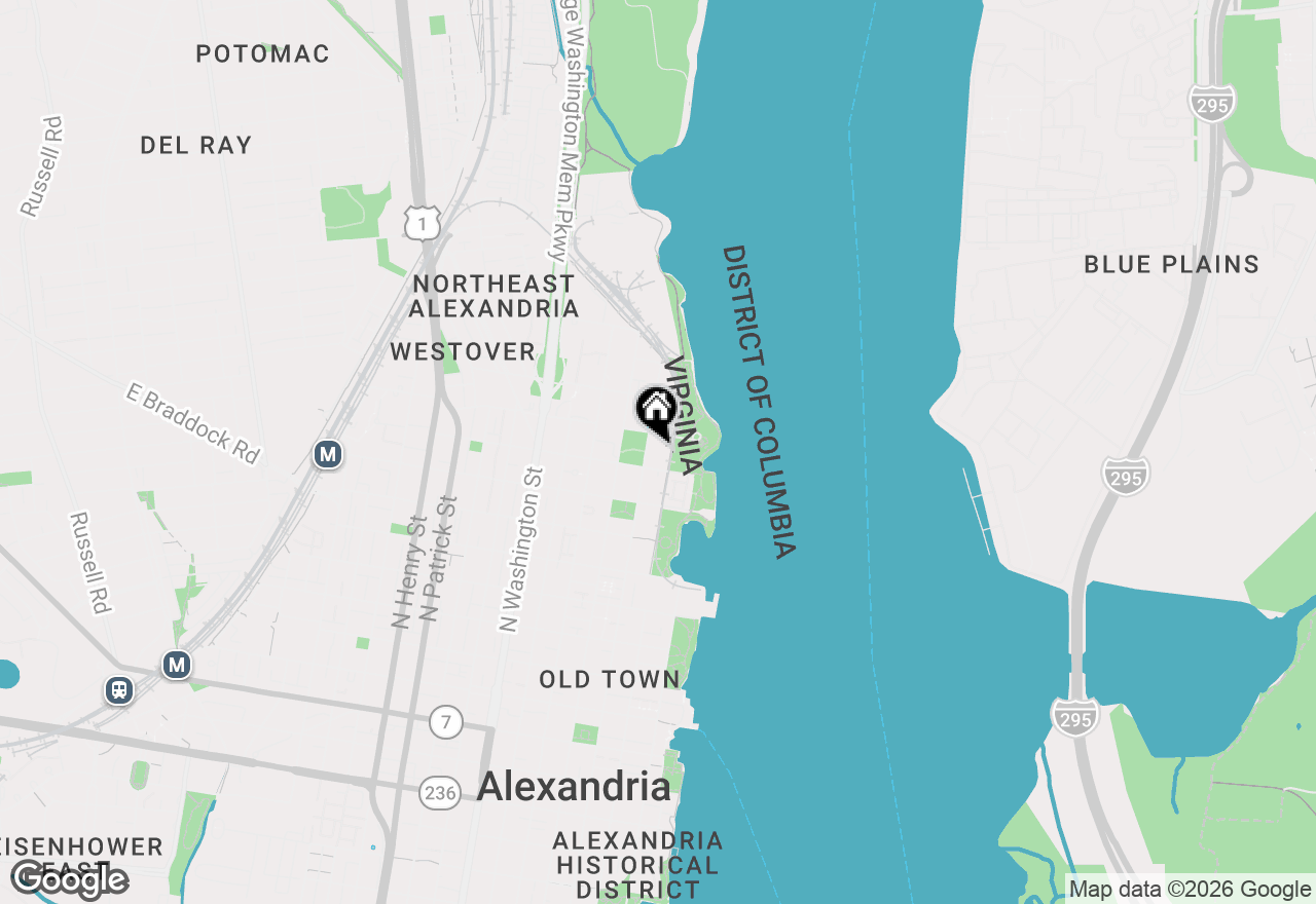 Map of 925 N Fairfax Street #806, Alexandria, VA 22314