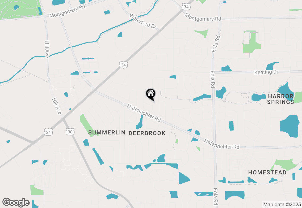 Map of 1934 Stoneheather Avenue, Aurora, IL 60503