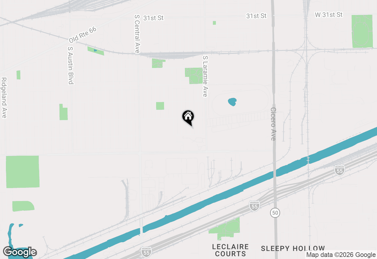 Map of 3732 S 53rd Avenue, Cicero, IL 60804