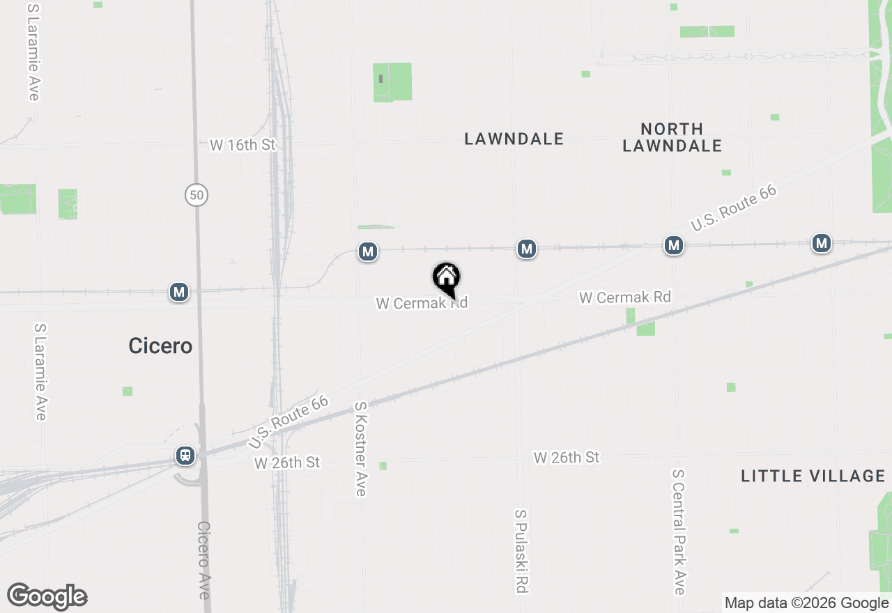 Map of 4149 W Cermak Road, Chicago, IL 60623