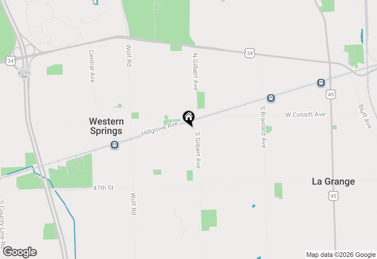 Map of 4411 Harvey Avenue, Western Springs, IL 60558
