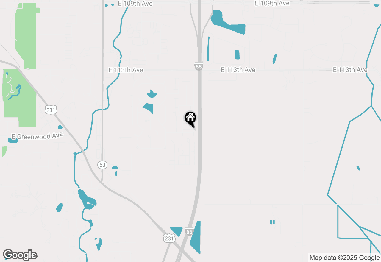 Map of 1078 E 117th Place, Crown Point, IN 46307