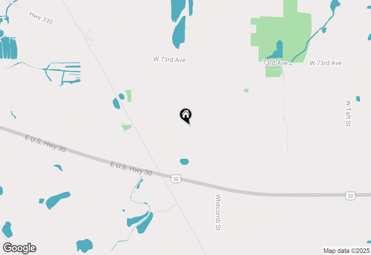 Map of 4464 W 77th Avenue, Merrillville, IN 46410