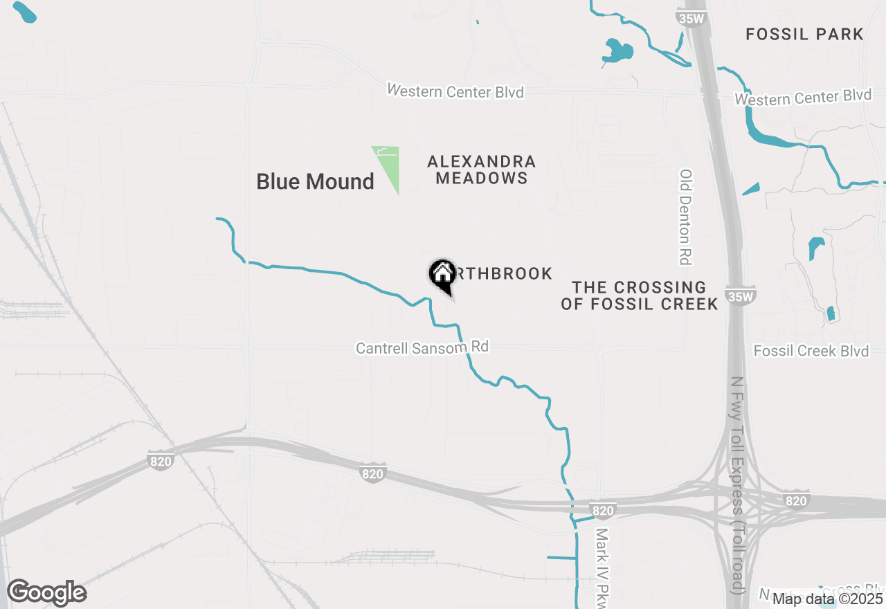 Map of 5831 Melanie Court, Fort Worth, TX 76131