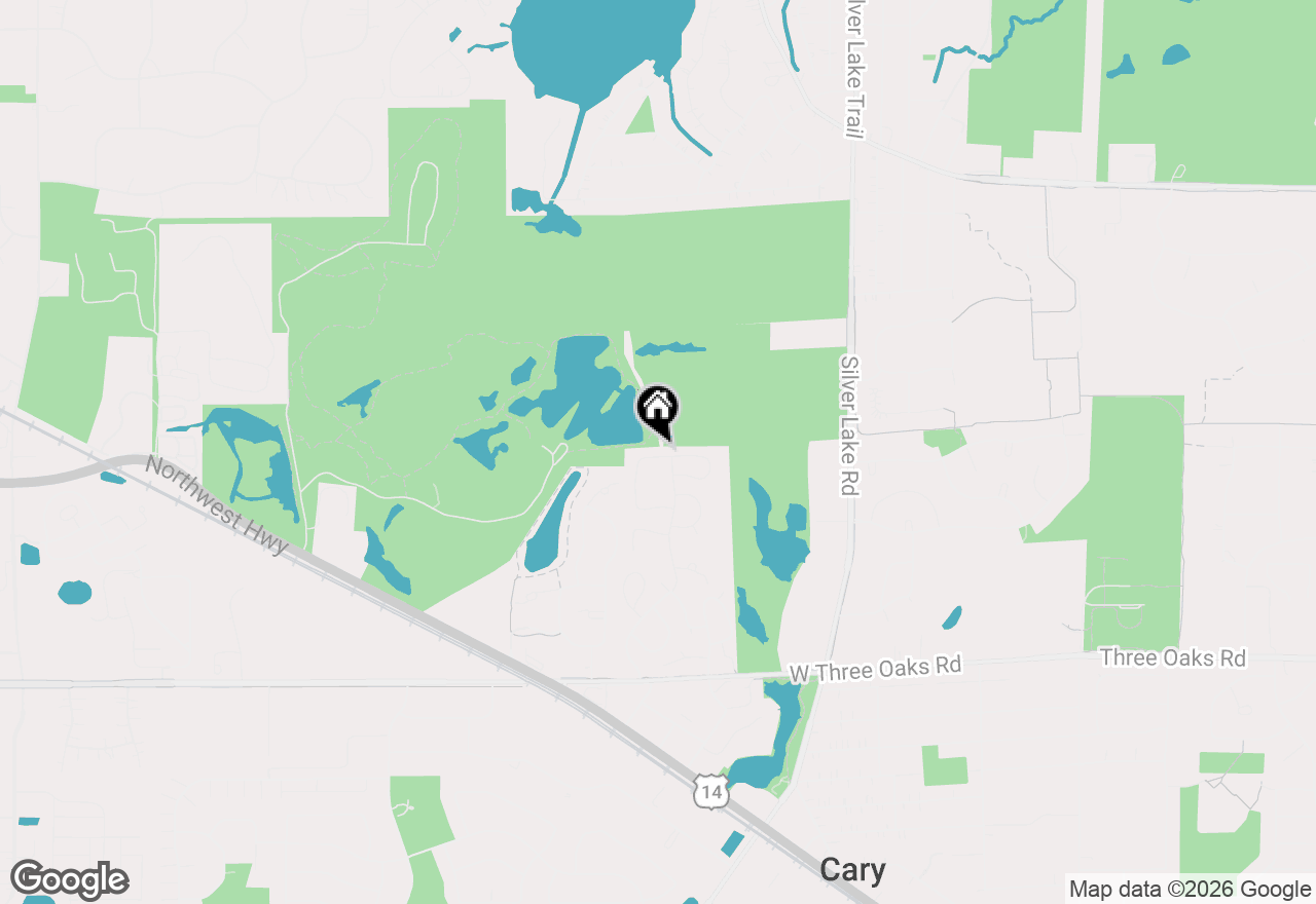 Map of 102 Pine Circle, Cary, IL 60013