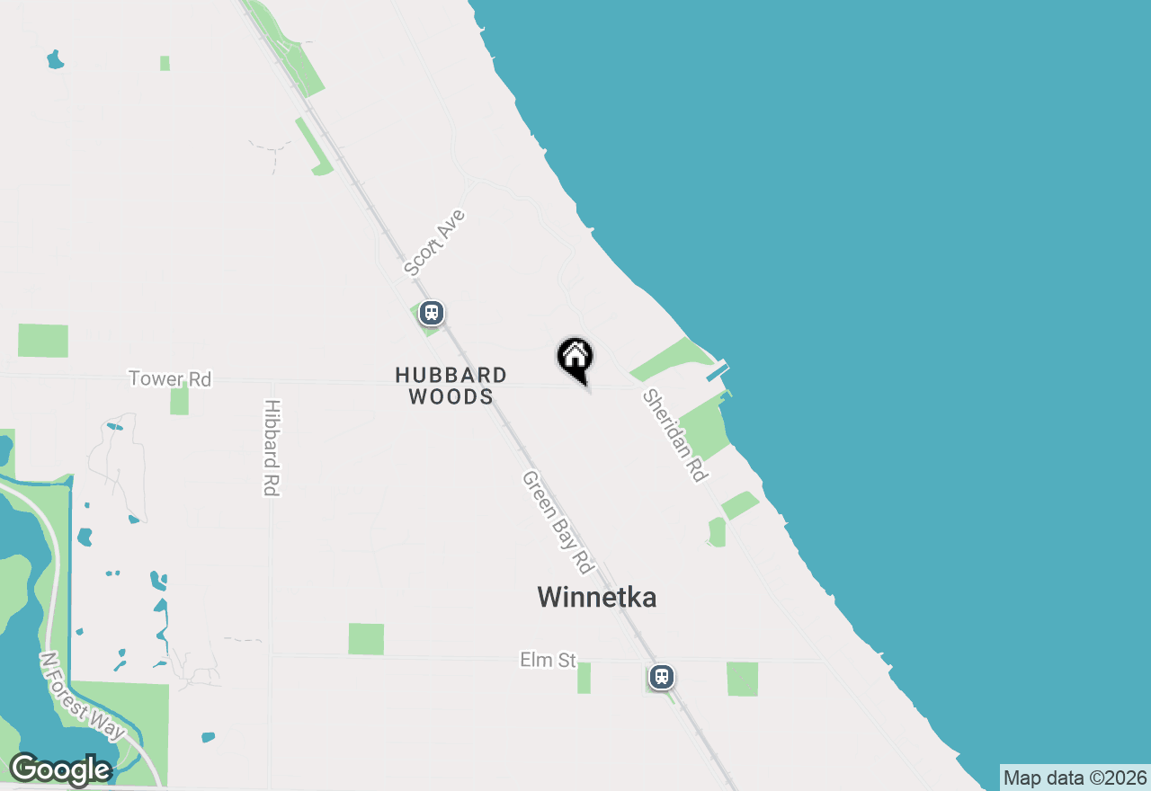 Map of 870 Prospect Avenue, Winnetka, IL 60093