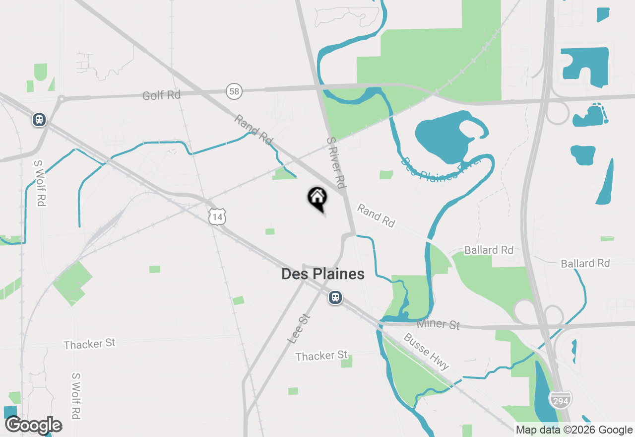 Map of 397 Alles Avenue #2, Des Plaines, IL 60016