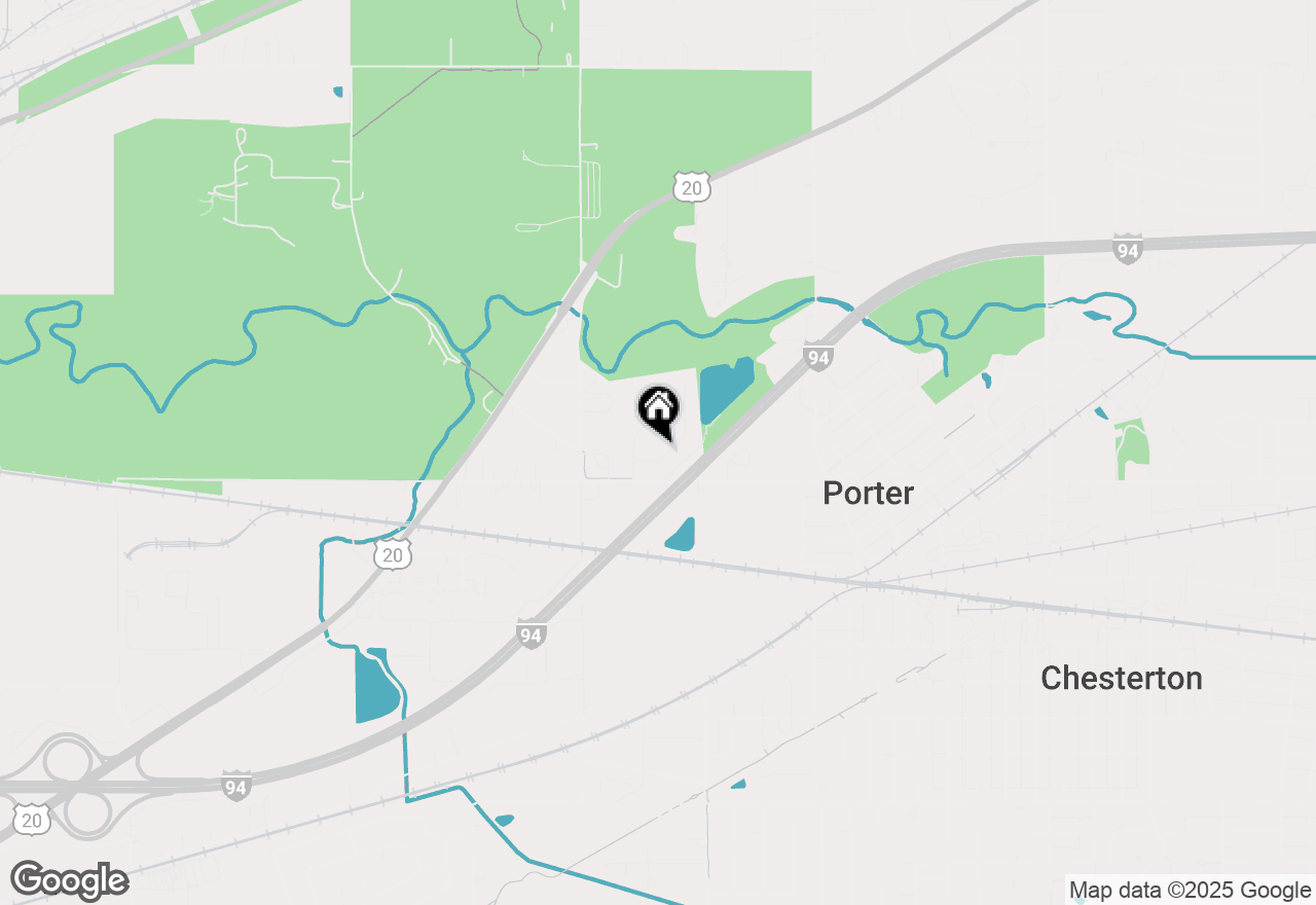 Map of 211 Lake Vista Drive, Porter, IN 46304