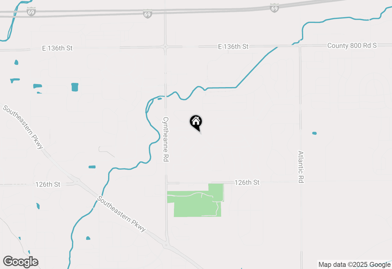 Map of 15970 Venito Trail, Fishers, IN 46037