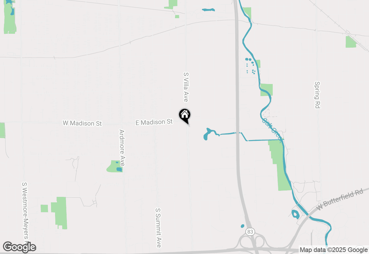 Map of 818 S Villa Avenue, Villa Park, IL 60181