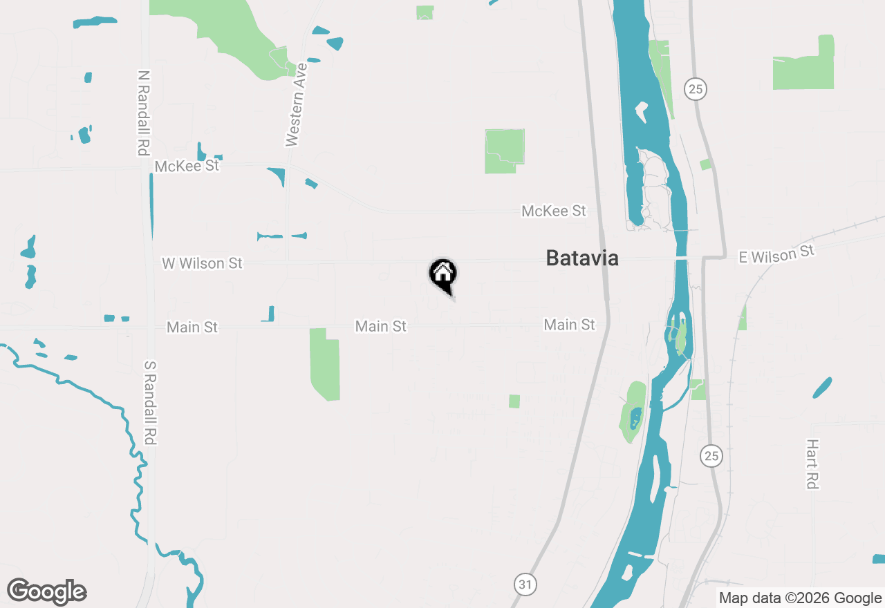 Map of (Address confidential), Batavia, Illinois 60510