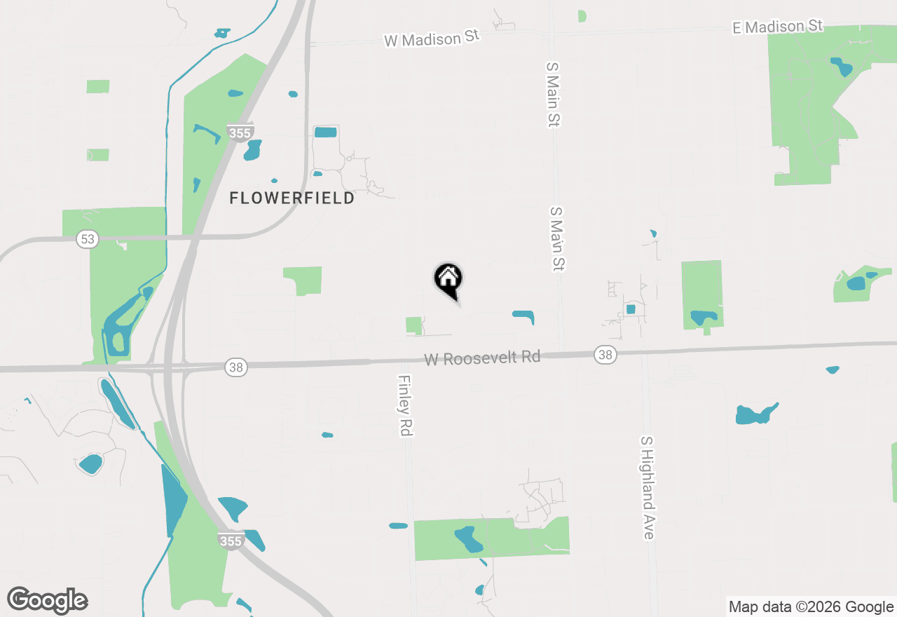 Map of 326 W Morris Avenue, Lombard, IL 60148