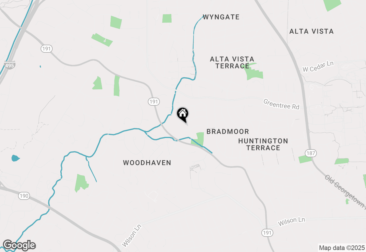Map of 8613 Melwood Road, Bethesda, MD 20817
